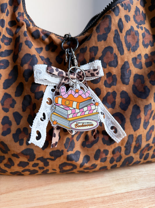 Bookworm Keychain/Bag Charm(Set of 4)