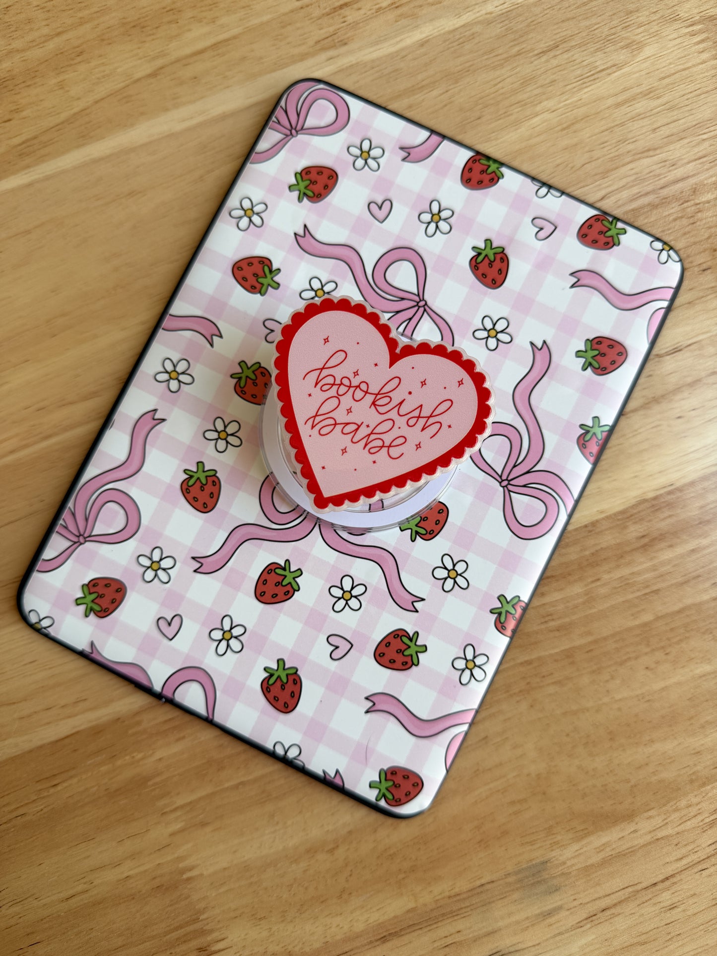 Bookish girlie Phone/kindle Grip Set of 3