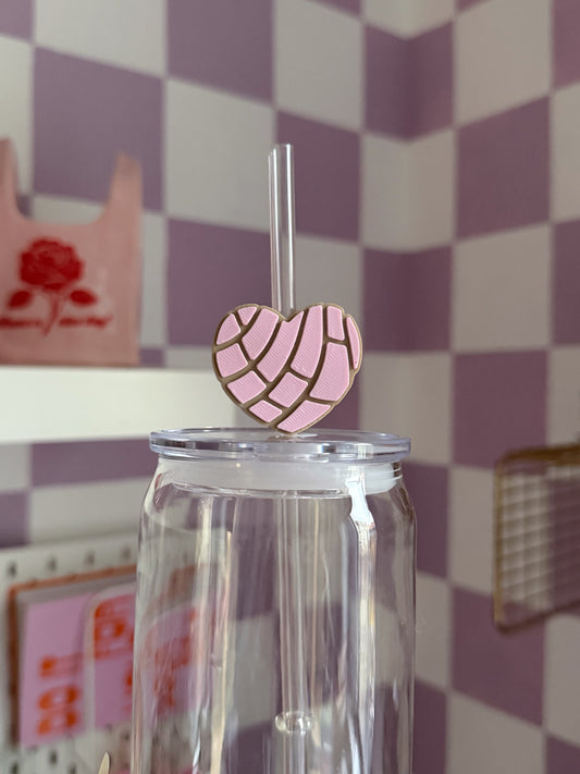 Heart Concha 3D Straw Topper