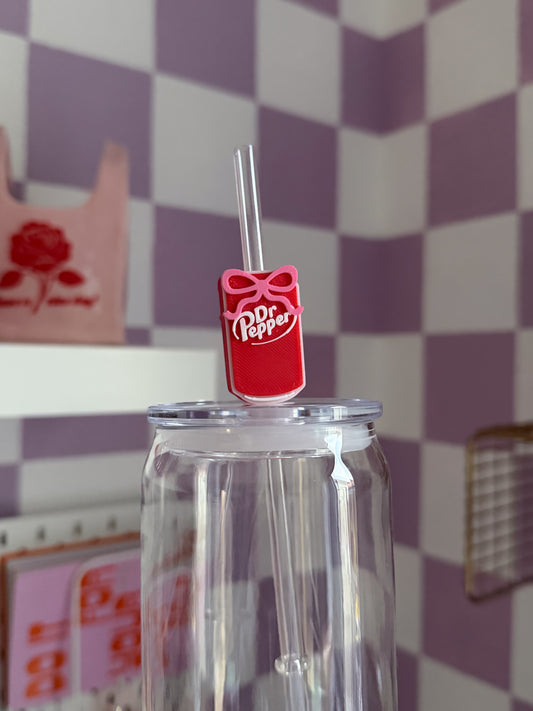 Dr Soda 3D Straw Topper