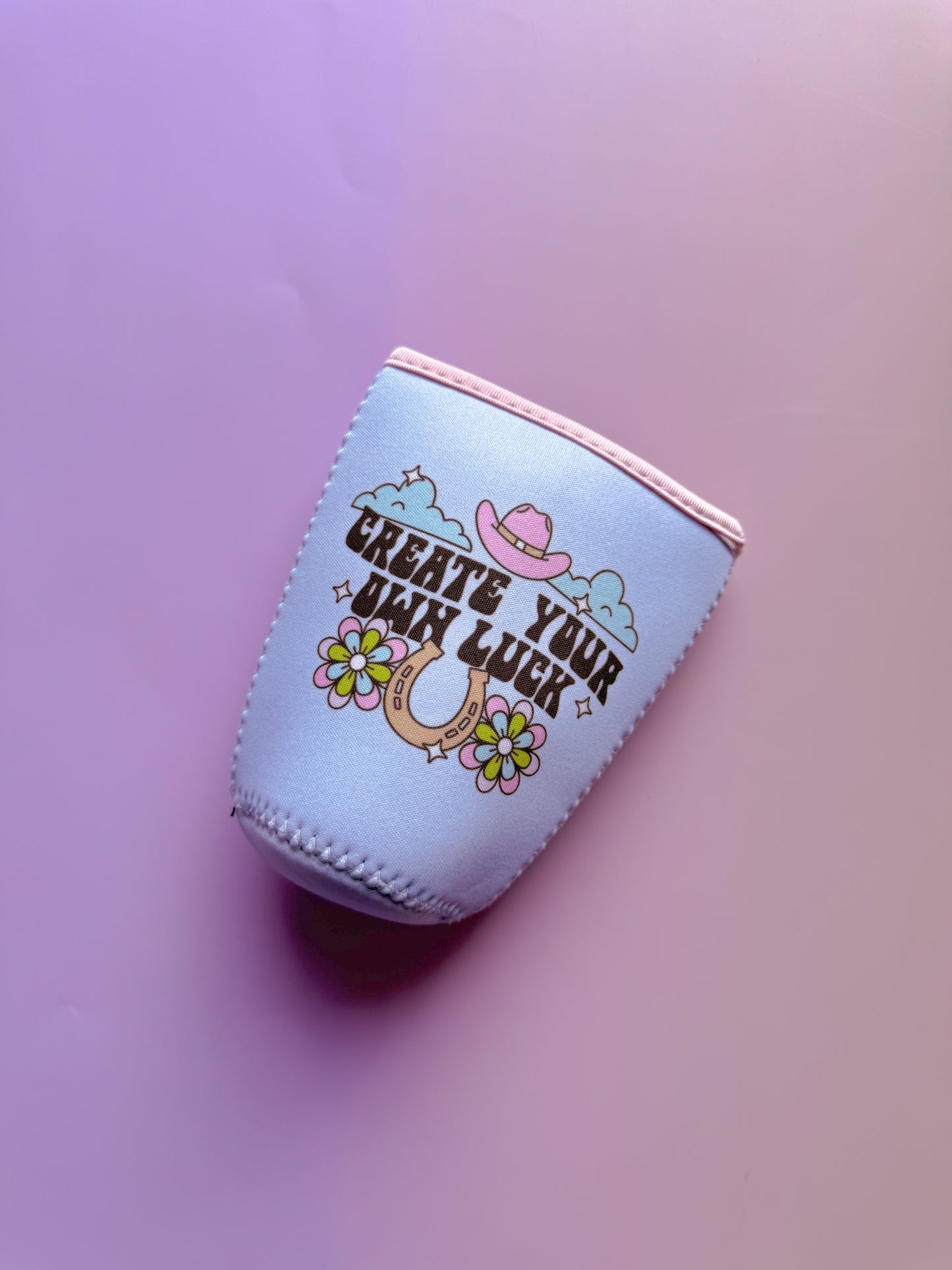 Create your own luck - Coffee sleeve