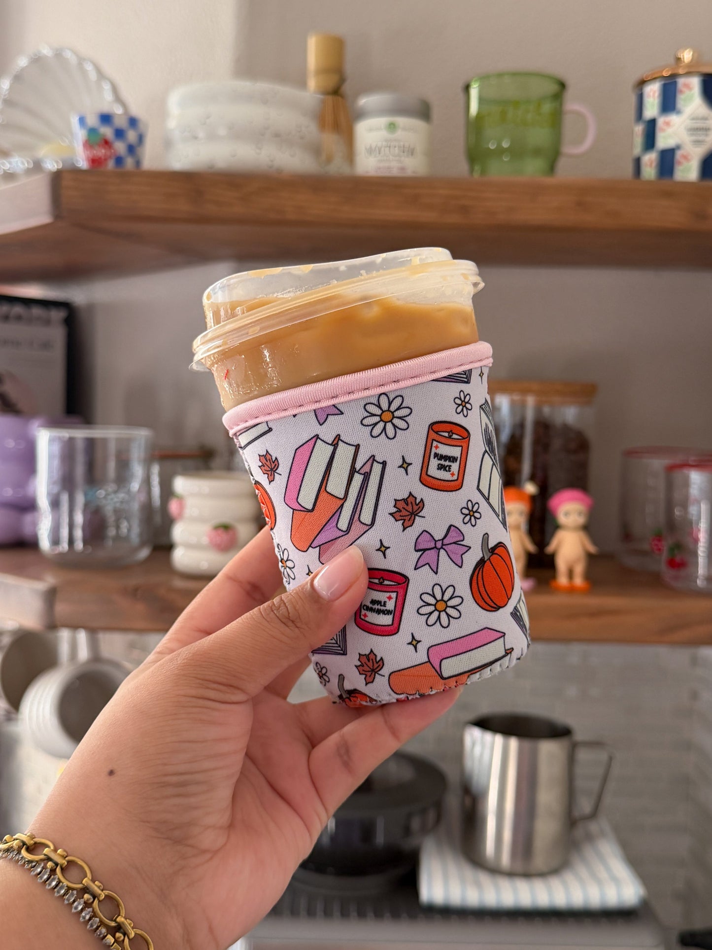 Fall and book - Coffee Sleeve