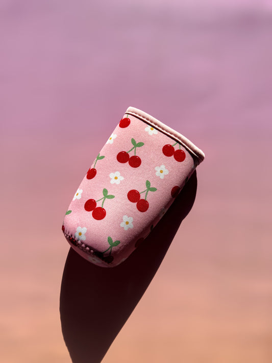 Cherry flowers - Slim can Sleeve (PRE-ORDER)