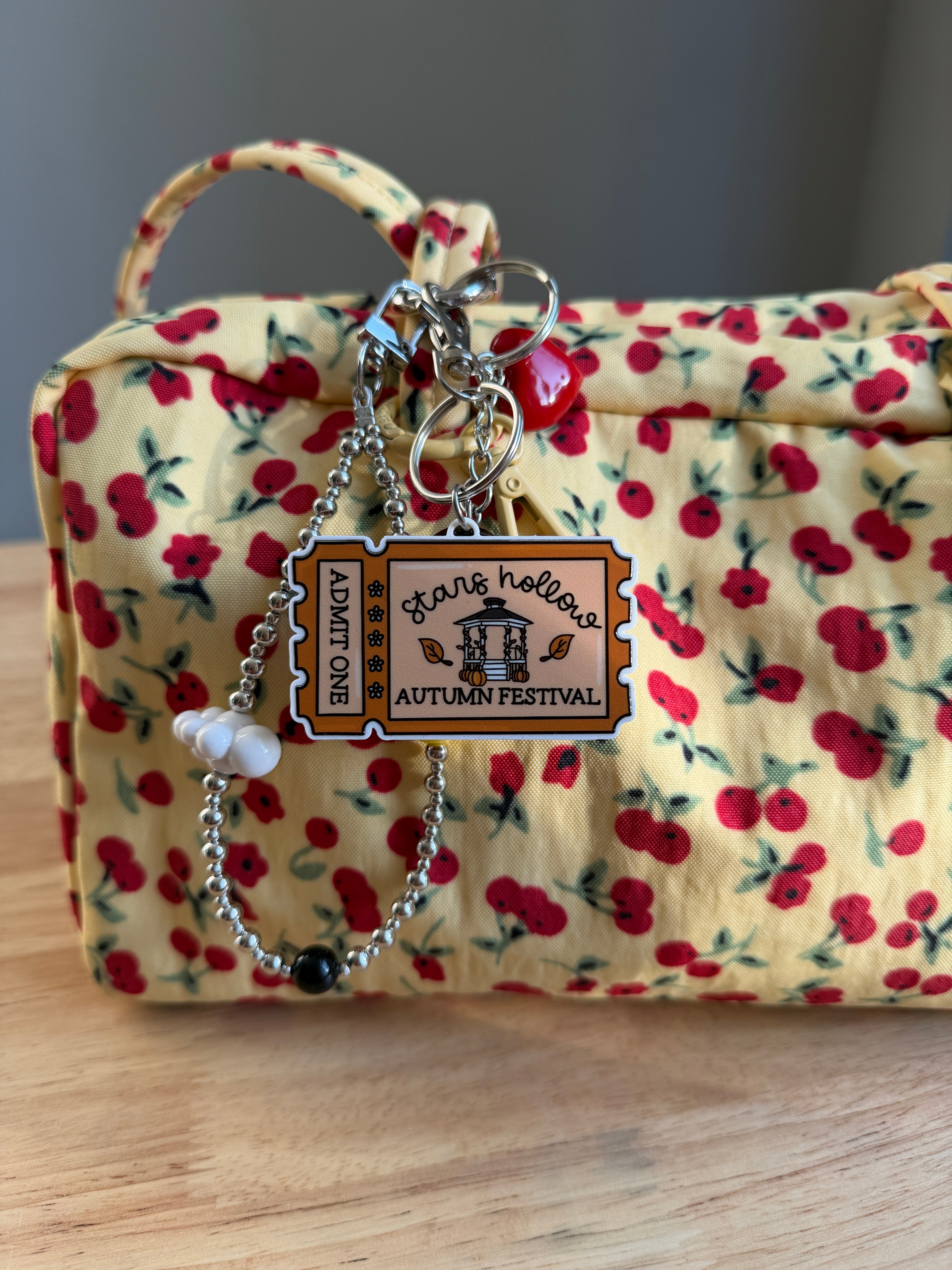Star Hollow Ticket Keychain/Bag Charm(Set of 4)