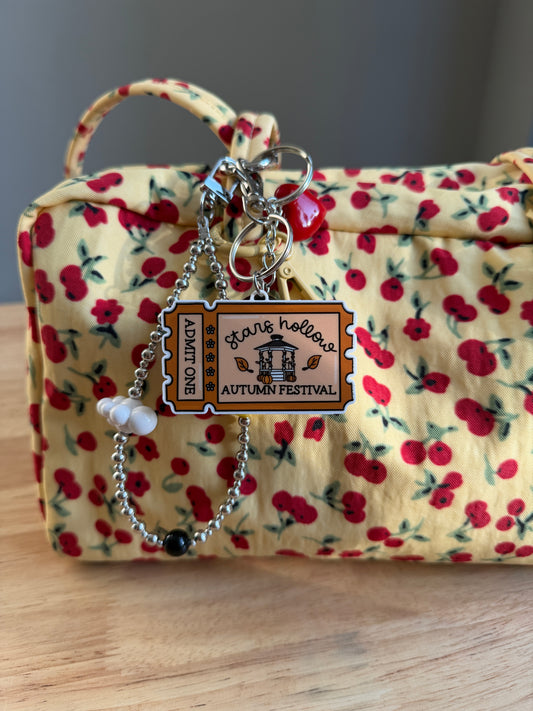 Star Hollow Ticket Keychain/Bag Charm(Set of 4)