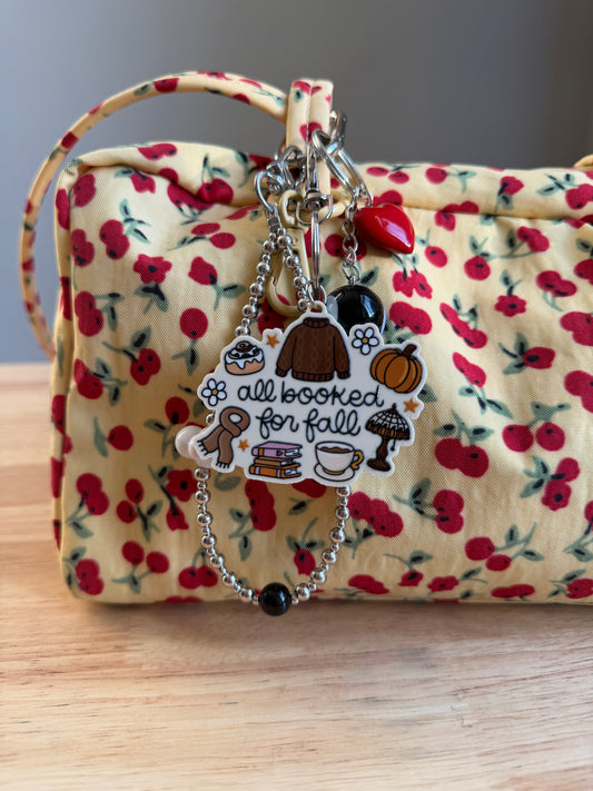 All Booked for Fall Keychain/Bag Charm(Set of 4)