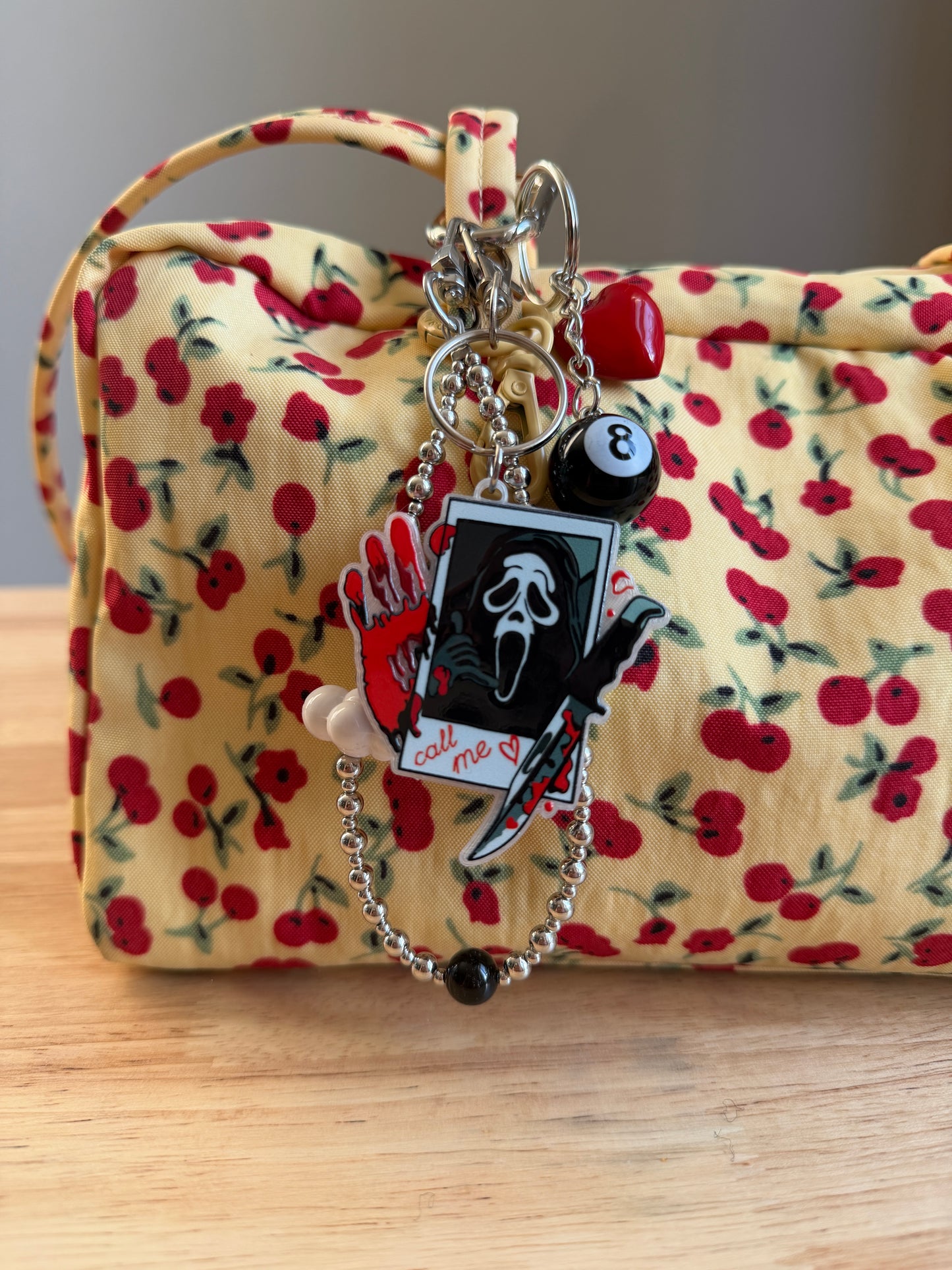 Ghost Face Keychain/Bag Charm(Set of 4)