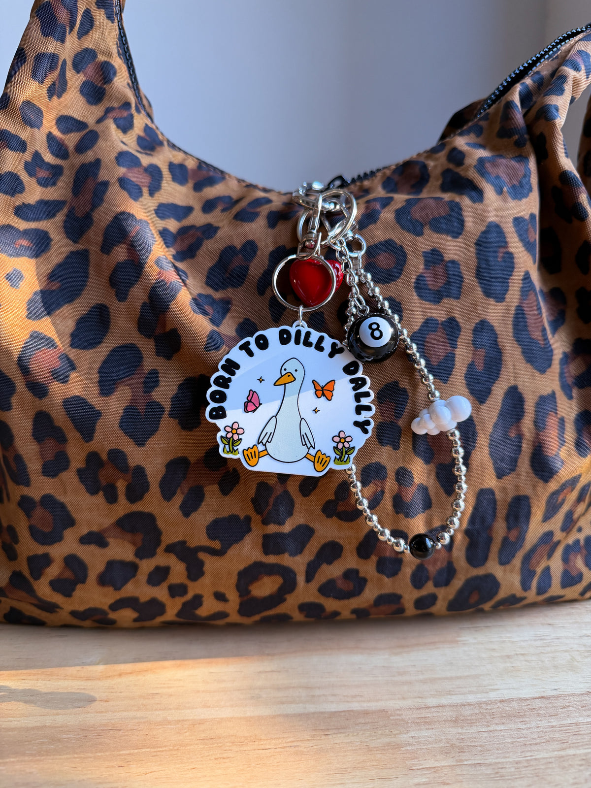 Born to dilly Dally Keychain/Bag Charm (Set of 4)