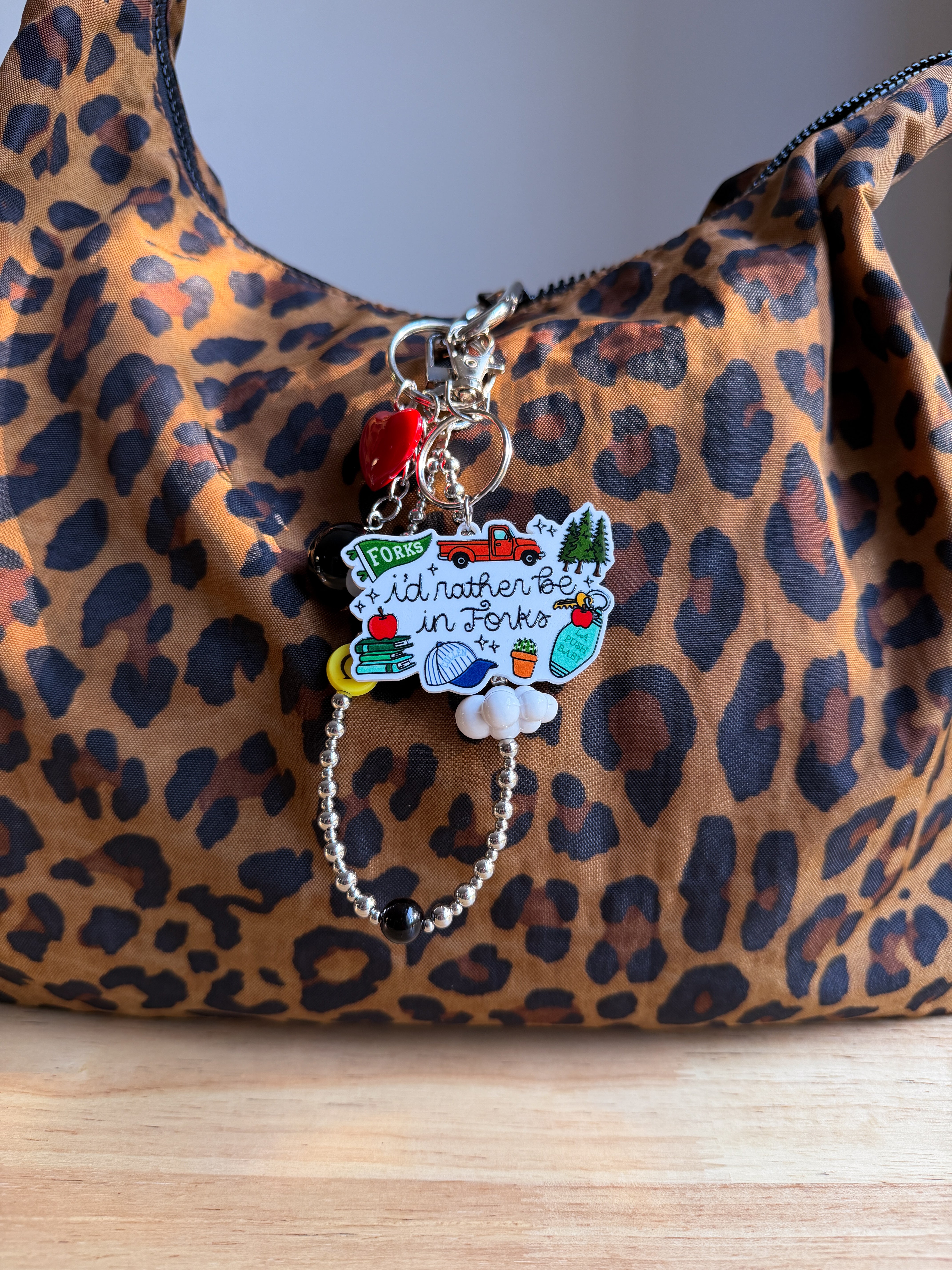 Rather be in Forks Keychain/Bag Charm (Set of 4)