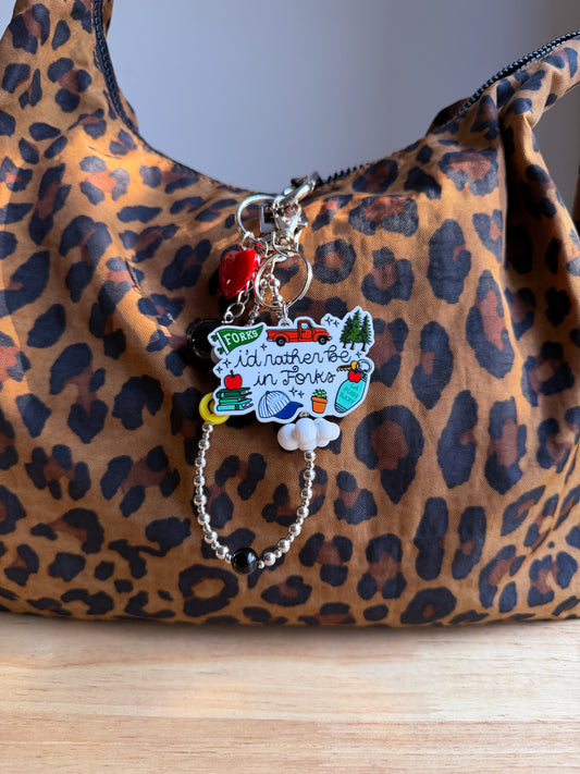 Rather be in Forks Keychain/Bag Charm (Set of 4)