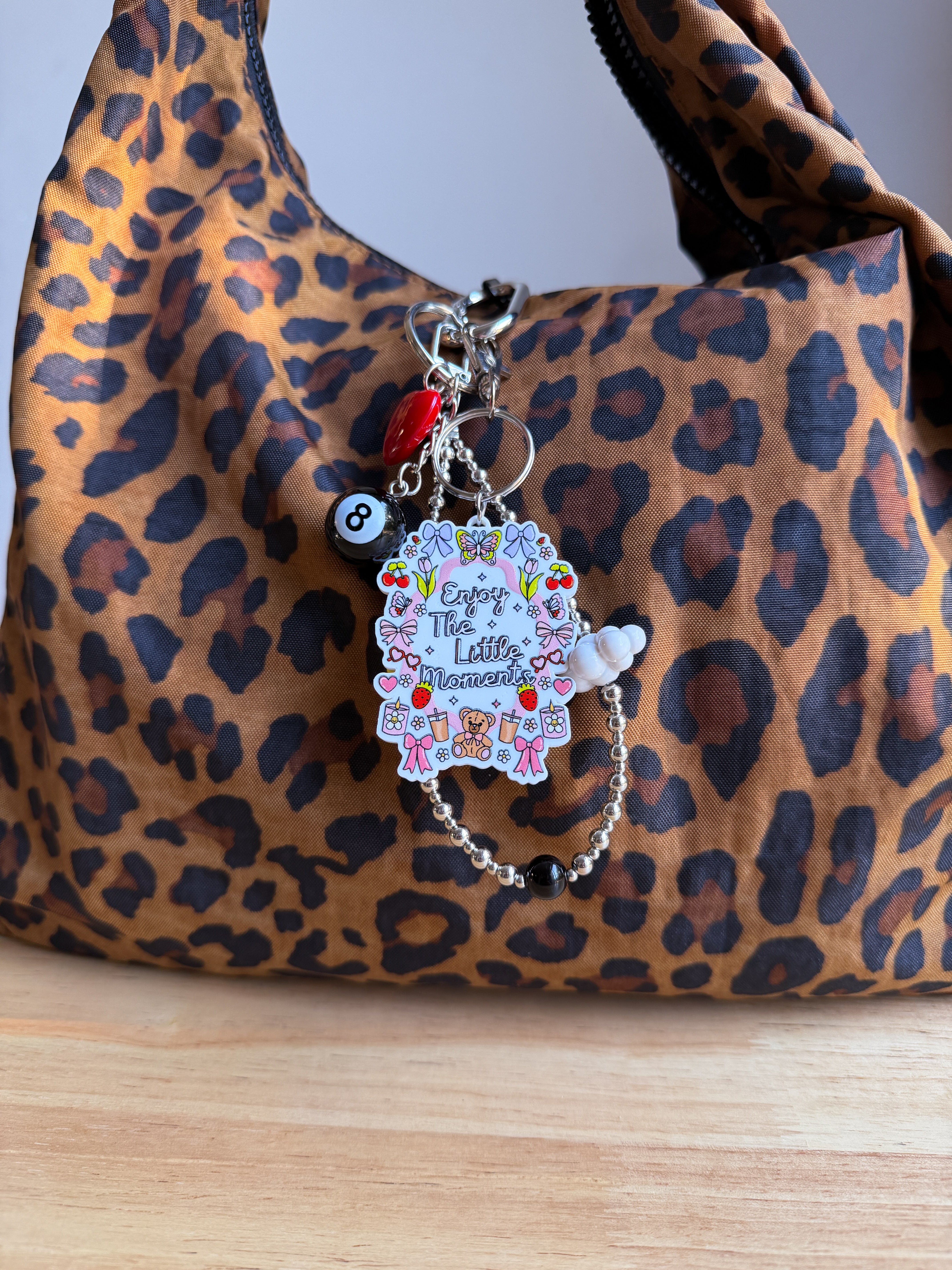 Enjoy the little things Keychain/Bag Charm (Set of 4)