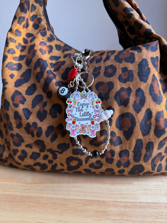 Enjoy the little things Keychain/Bag Charm (Set of 4)