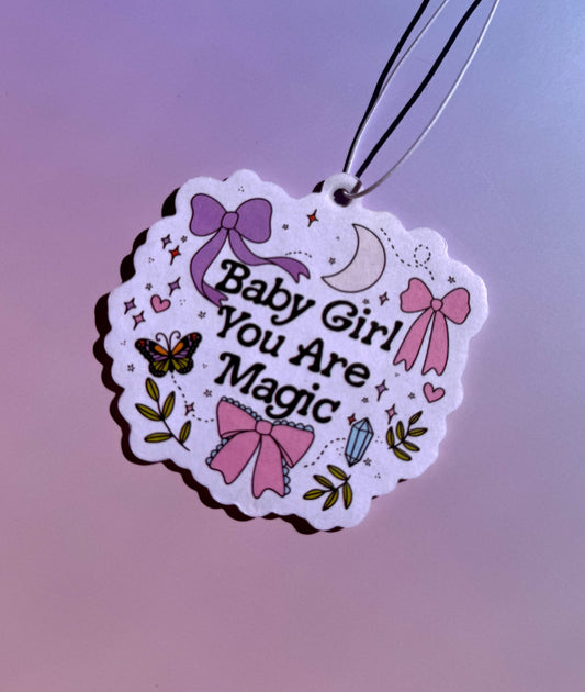 Baby girl You are Magic - Air Freshners Set fof 4
