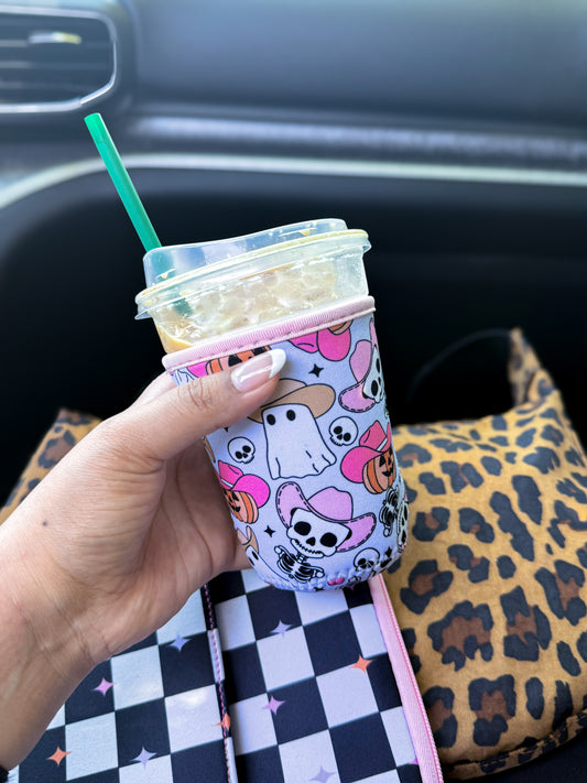 Cowboy ghost - Coffee sleeve
