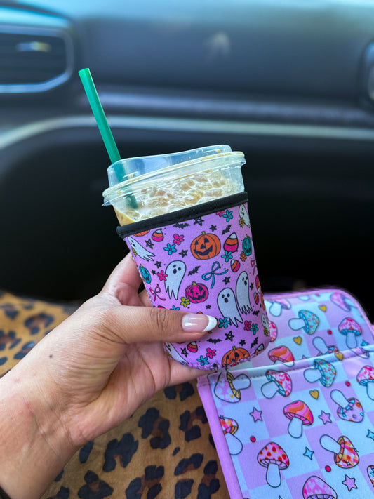 Pumpkins & Ghosties - Coffee sleeve