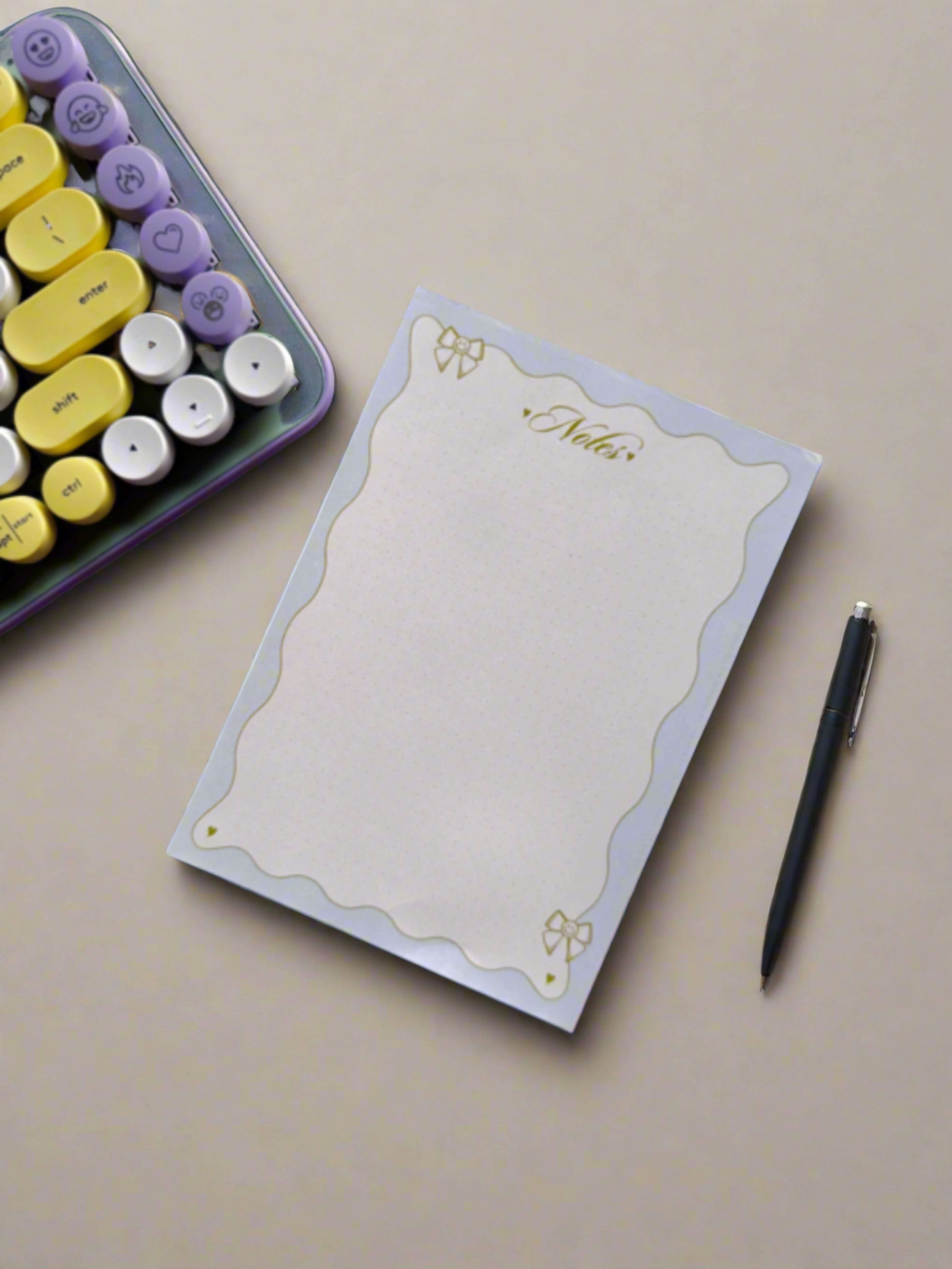 Bow Notepad Cute Bow notepad - Set of 4 – Sevenheartsprints