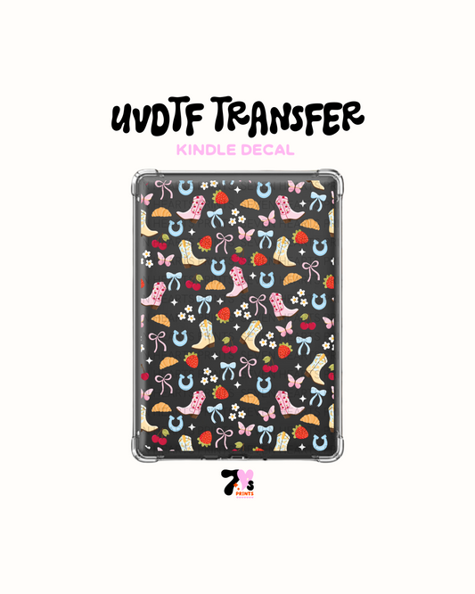 Boots and cute little things - UVDTF Kindle Decal