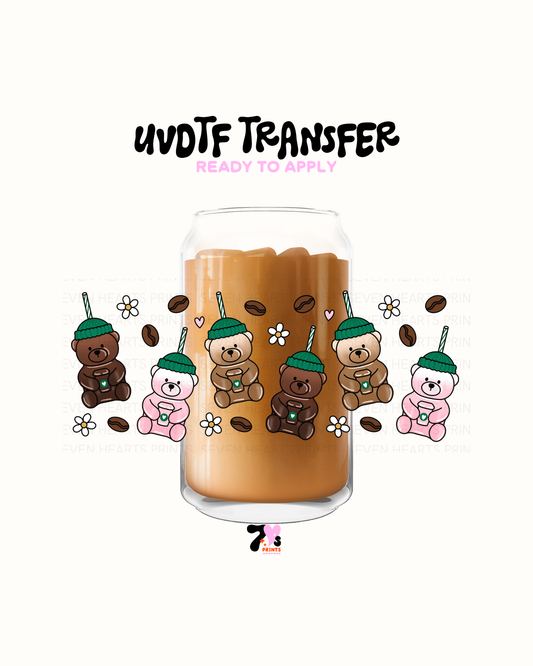 Bear cups - UVDTF Wraps
