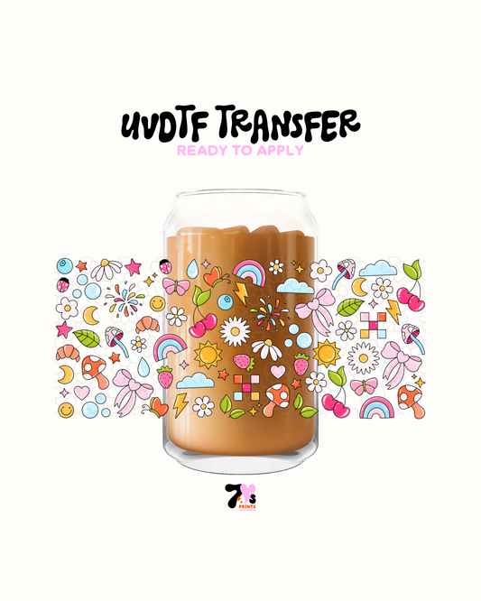 Cute Doodles - UVDTF Wrap