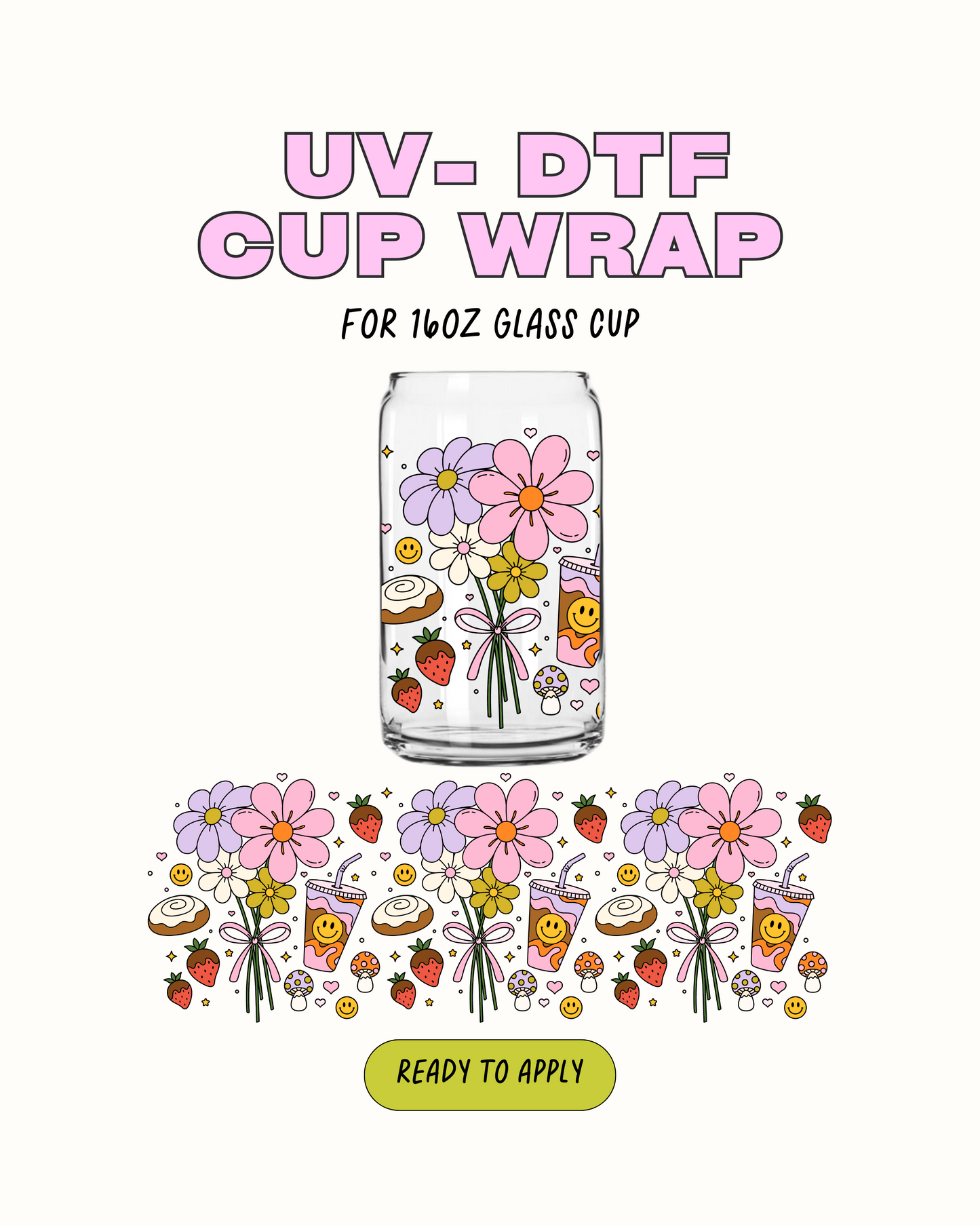 Flower Bouquet- UV DTF