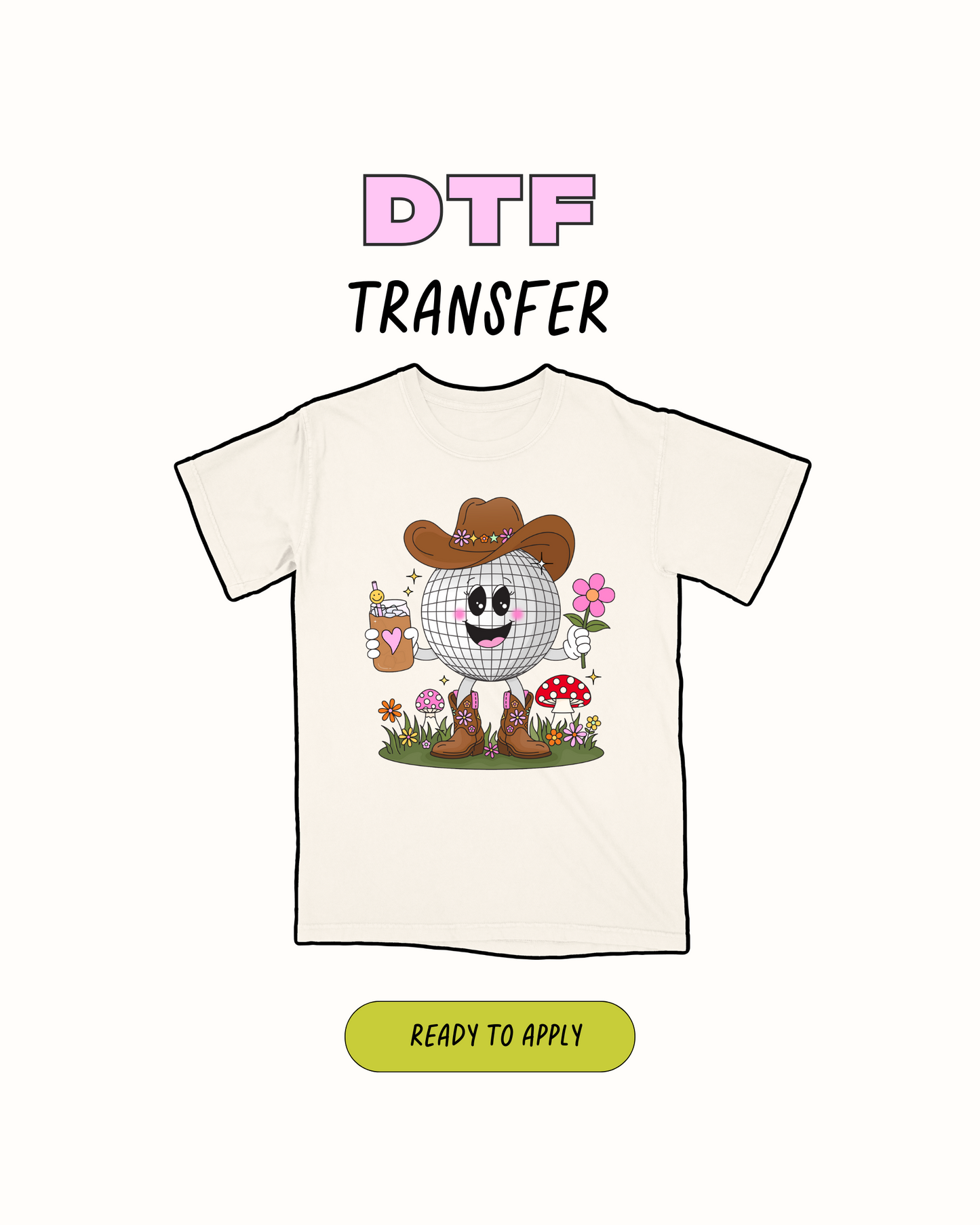 Disco Cowboy - Transferencia DTF